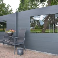 4.0 .Aluminium schuttig met glas